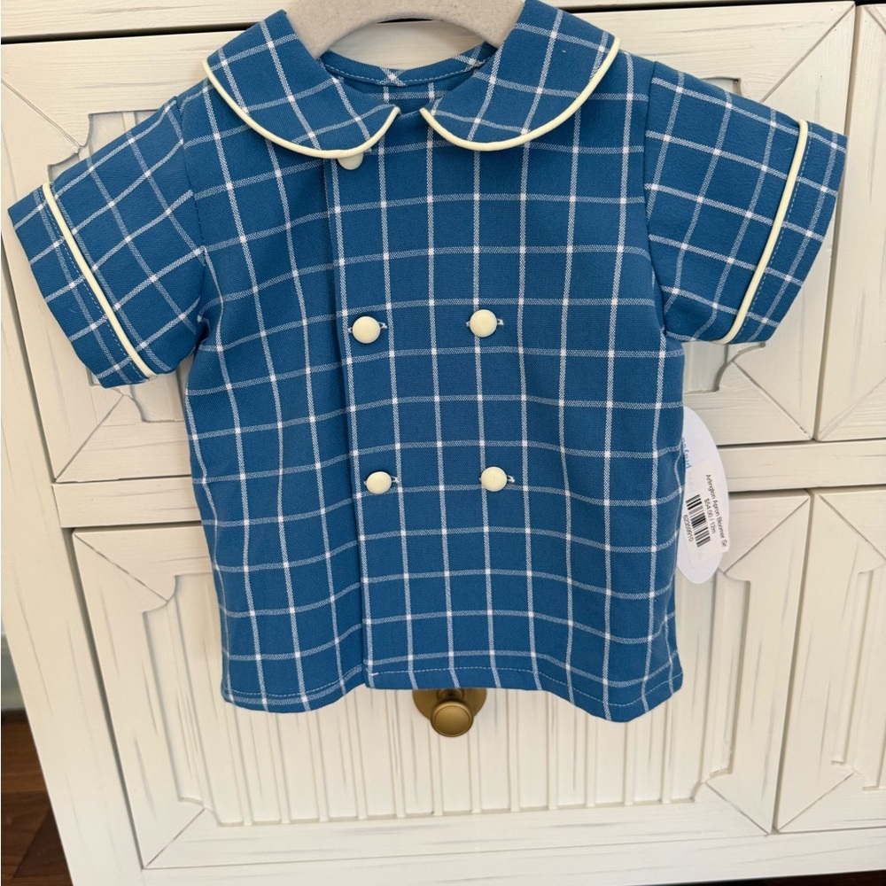 Lullaby Set NWT Boy Arlington apron bloomer set size 12 months